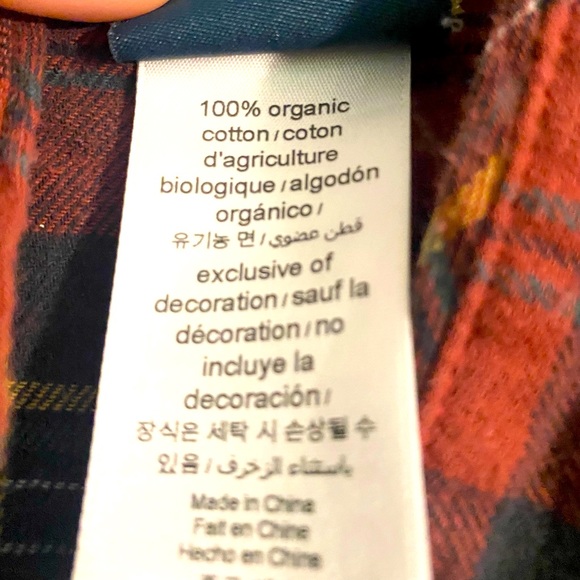 Pottery Barn Teens Harry Potter Gryffindor House Flannel Night Shirt - Picture 6 of 6